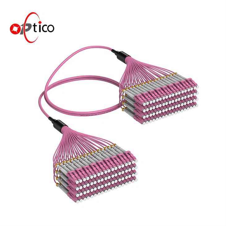 72F LC kuni LC Multimode Fiber Cable OM4