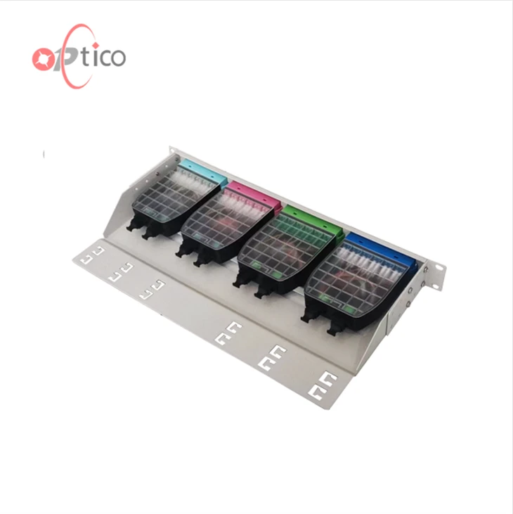 96 Cores High Density MPO Fiber Optic Patch Panel 96 Cores High Density MPO Fiber Optic Patch Panel
